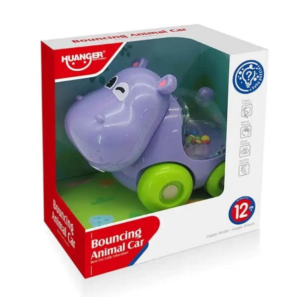 Ιπποποταμάκι ΜπεΜπε με ρόδες και μπαλάκια