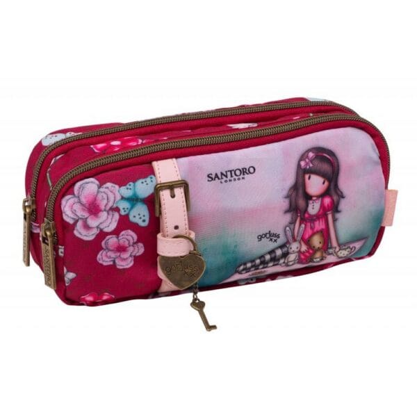 Κασετίνα Διπλή Santoro Fuchsia Gorjuss 227352