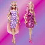 Κούκλα Barbie Πολύχρωμα Μαλλιά Με Πολύ Μακριά Ξανθά Μαλλιά Και Αξεσουάρ Styling - Image 2