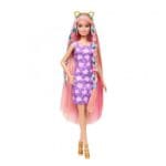 Κούκλα Barbie Πολύχρωμα Μαλλιά Με Πολύ Μακριά Ξανθά Μαλλιά Και Αξεσουάρ Styling - Image 3