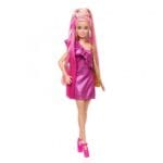 Κούκλα Barbie Πολύχρωμα Μαλλιά Με Πολύ Μακριά Ξανθά Μαλλιά Και Αξεσουάρ Styling - Image 4