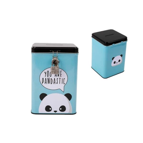 Κουμπαράς Total Gift XL 2031 Panda με κλειδί