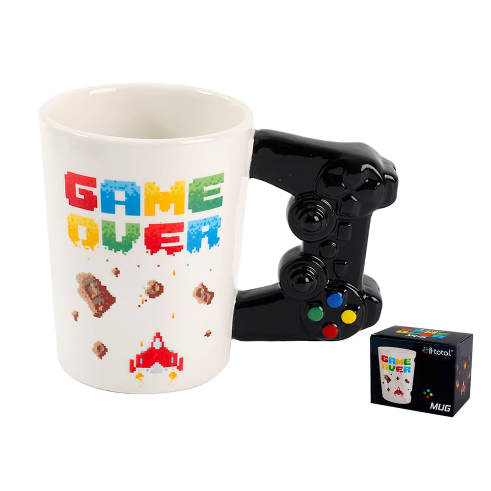 koupatotalgiftceramicxl1923gameover8551 Κούπα Total Gift Ceramic XL1923 "Game Over" - Image 1