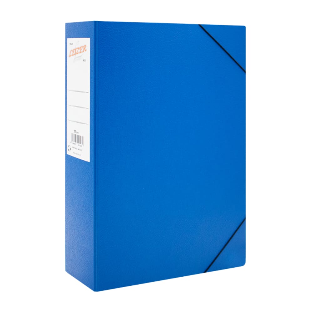 koutilasticho25ch35ch11ekfibermple5292 Leizer Κουτί Με Λάστιχο Fiber 25x35x11cm Μπλέ - Image 1