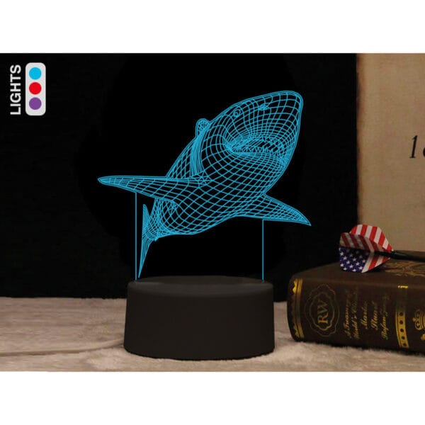 Λάμπα i-Total 3d Led “Shark” 12.1x4x20.7cm