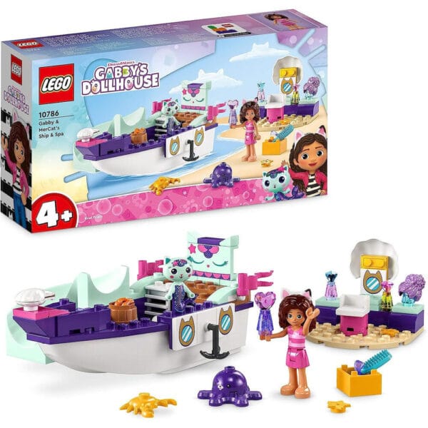 Lego Gabby's Dollhouse Gabby & MerCat's Ship & Spa