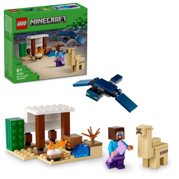 Lego Minecraft Steve's Desert Expedition