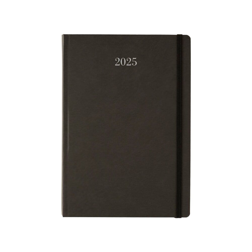 linardatos-eleganta-hmerhsio-hmerologio-12x17cm-2025-gkri-skouro26043 Λιναρδάτος Eleganta Ημερήσιο Ημερολόγιο 12x17cm 2025 Μαύρο - Image 1