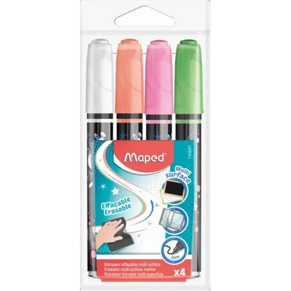 maped-markadoroi-ygrhs-kimwlias-se-4-fancy-chromata14738 Maped Μαρκαδόροι Υγρής Κιμωλίας σε 4 Fancy Χρώματα - Image 1