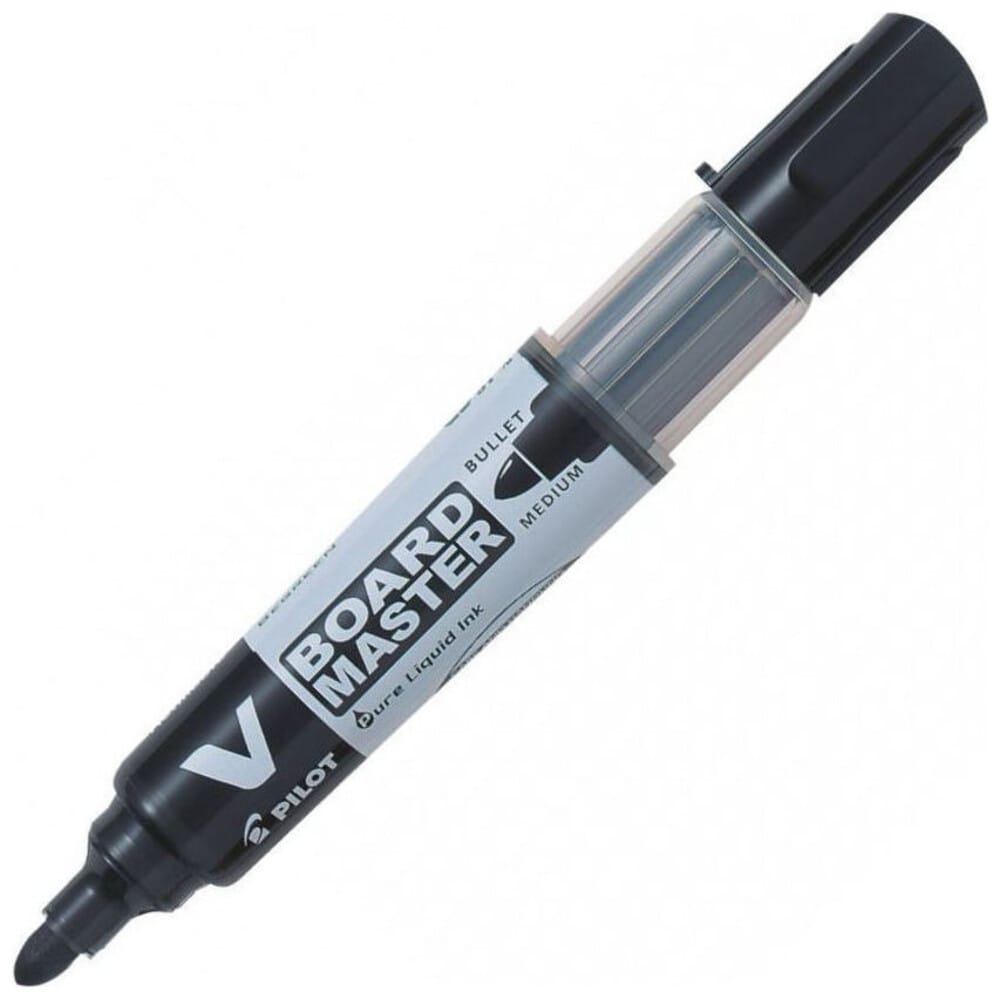 markpilotpinakosvboardmediummayros12653 Pilot Μαρκαδόρος Πίνακος V-Board Medium Μαύρος - Image 1