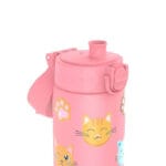 Μεταλλικό Μπουκάλι 600ml Ροζ Cats  ION8 - Image 3