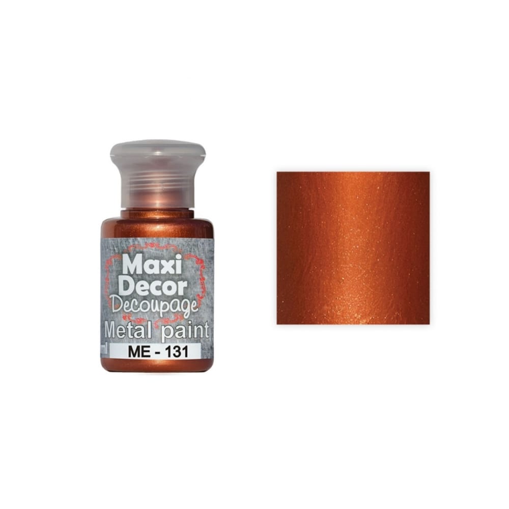 metallikochrwmame131mpronze60ml6376 Maxi Decor Μεταλλικό Ακρυλικό Χρώμα (131) 60ml Μπρονζέ - Image 1