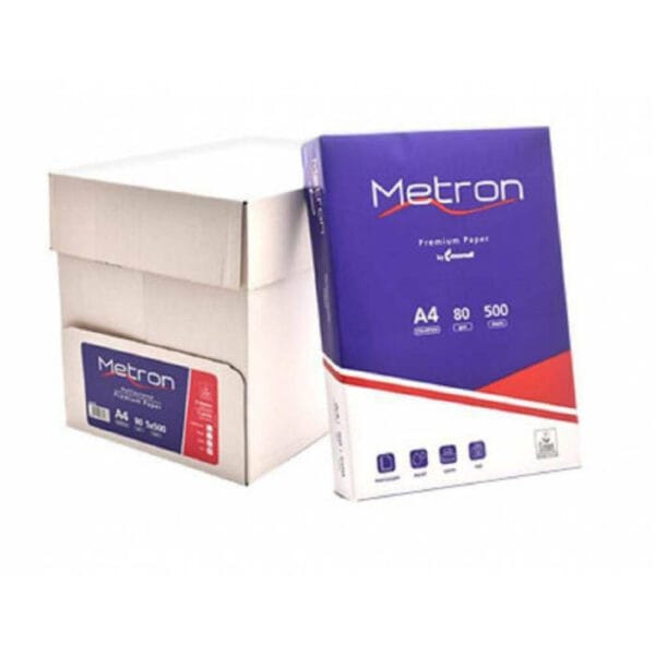 Metron Premium Paper 80gr/m² A4 500 φύλλα (5τμχ)