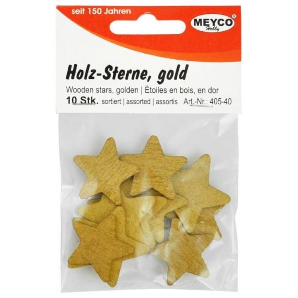 meyco-ksulina-asteria-gia-kataskeyes-10tmch27044 Meyco Ξύλινα Αστέρια για Κατασκευές (10τμχ) - Image 1