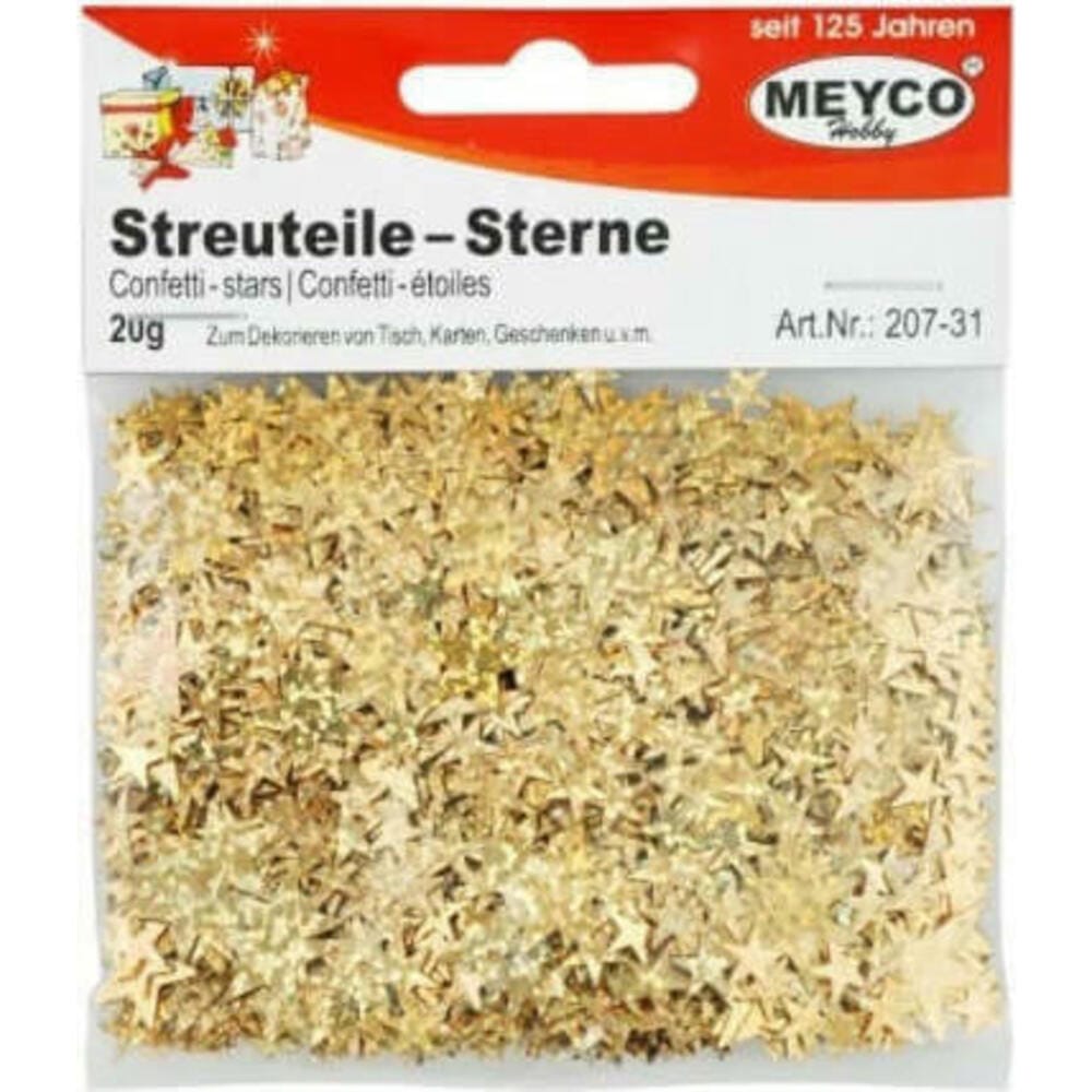 meyco-poulies-stras-asterakia-chryso-20gr27046 Meyco Πούλιες Στρας Αστεράκια Χρυσό 20gr - Image 1