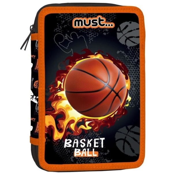 Must Κασετίνα Τριπλή Γεμάτη 12Χ6Χ19 Basketball