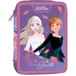 Must Σχολική Κασετίνα Διπλή Γεμάτη Disney Frozen Live Your Truth  15X5X21