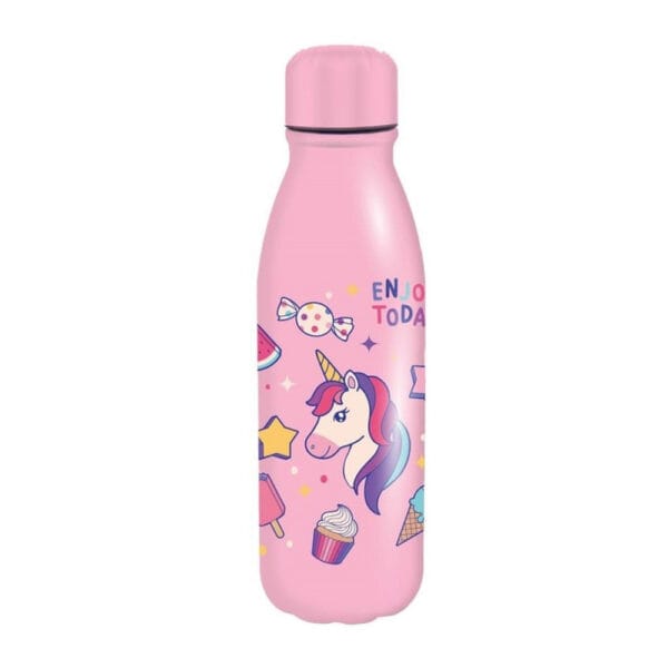 Παγούρι Αλουμινίου Must Unicorn, με Καπάκι, 550ml