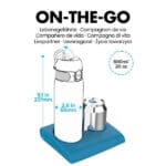 Μεταλλικό Ισοθερμικό Μπουκάλι 500ml Λουλούδι Ion8 - Image 5