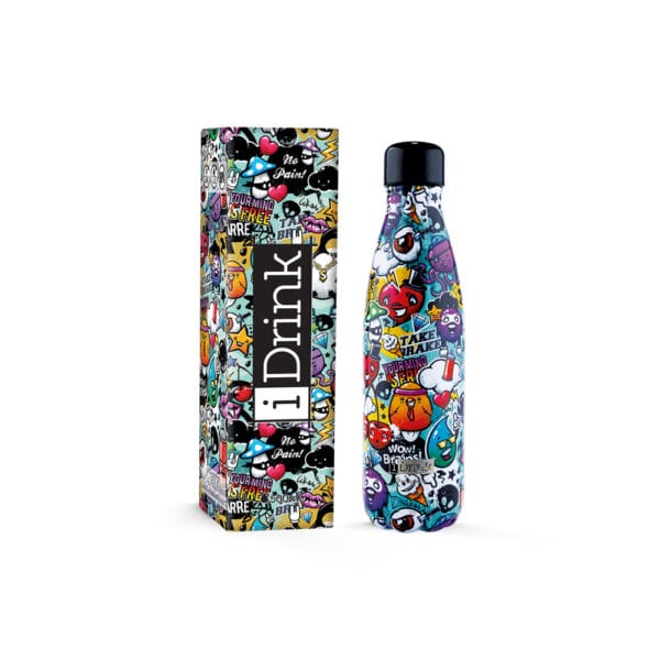 i DRINK Παγούρι ID0085 Therm Bottle 500ml "Urban"