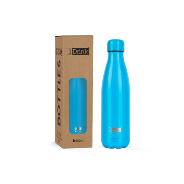 i DRINK Παγούρι ID0001 Therm Bottle 500ml "Blue"