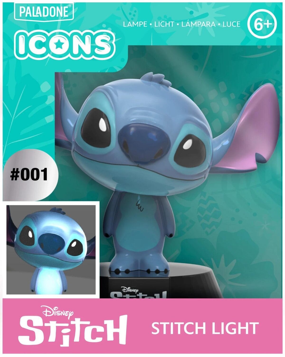 Paladone Παιδικό Διακοσμητικό Φωτιστικό Lilo & Stitch Μπλε (PP11360LS) - Image 4