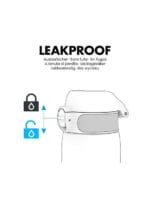 Πλαστικό Παγούρι Slim Μαύρο ION8 500ml - Image 4