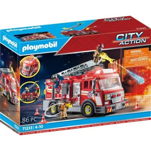 Playmobil City Action Όχημα Πυροσβεστικής 71233