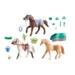Playmobil Horses Of Waterfall Τρία Άλογα Με Αξεσουάρ - Image 2