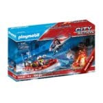 Playmobil Πυροσβεστικό σκάφος και ελικόπτερο