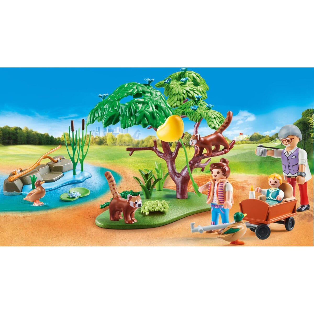 Playmobile Οικογένεια κόκκινων πάντα - Image 2
