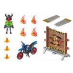 Playmobil Stunt Show - Μηχανή Motocross με Φλεγόμενο Τοίχο - Image 2
