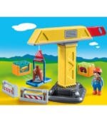 Playmobil Σειρά 1 2 3 Γερανός Κατασκευών - Image 3