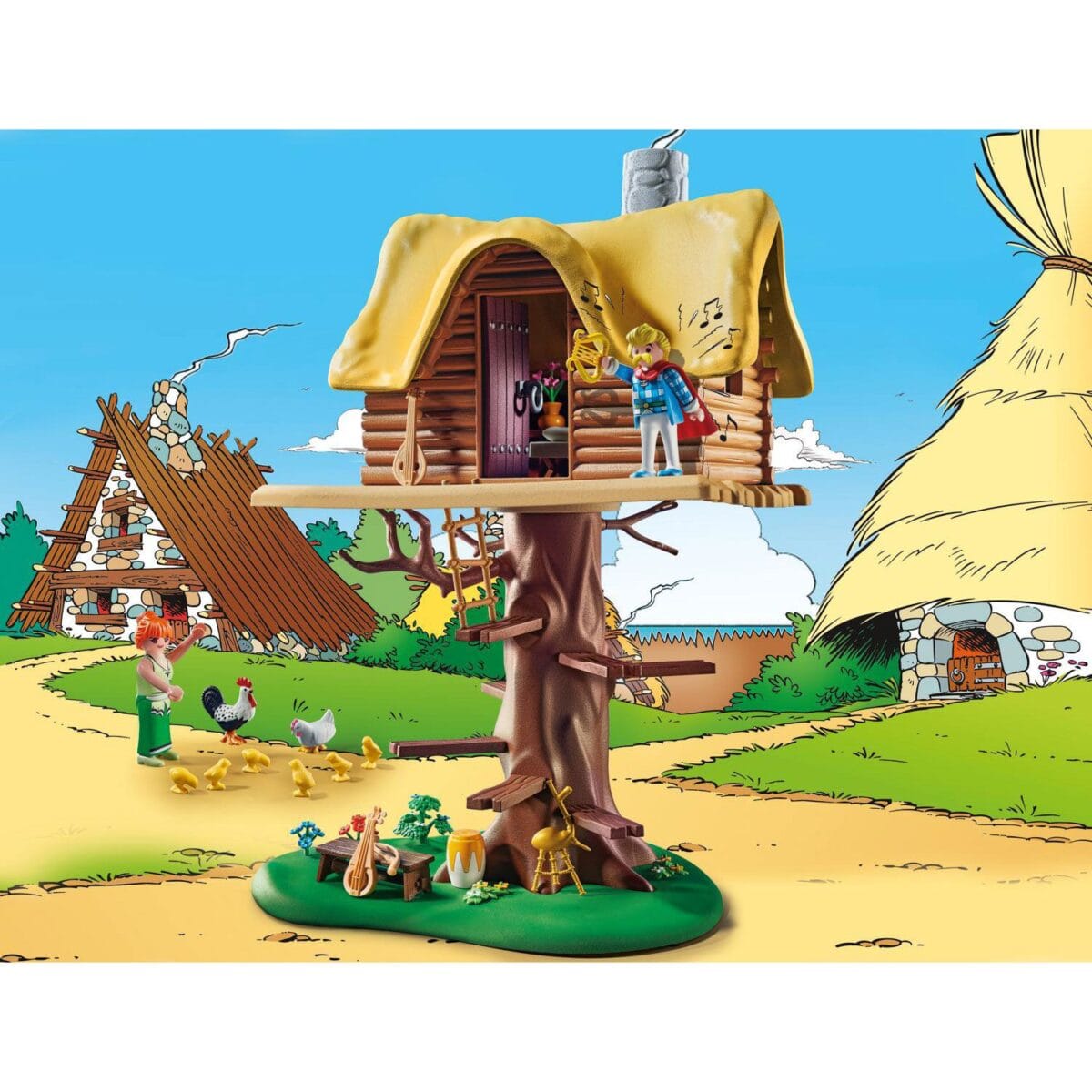 Playmobil Asterix: Το Δεντρόσπιτο του βάρδου Κακοφωνίξ - Image 4