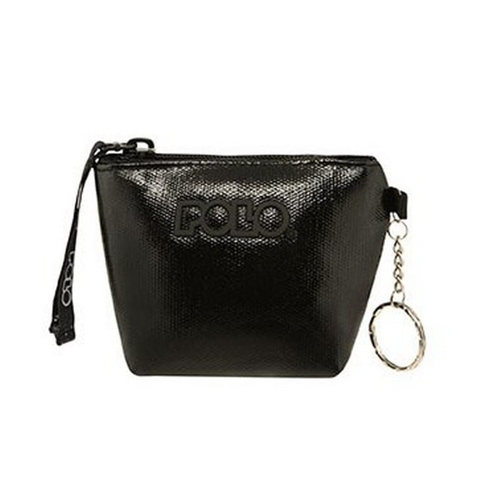 polo-mini-wallet-dermatinh-mauro21617 Polo Mini Wallet Δερματίνη Γυναικείο Μαύρο - Image 1