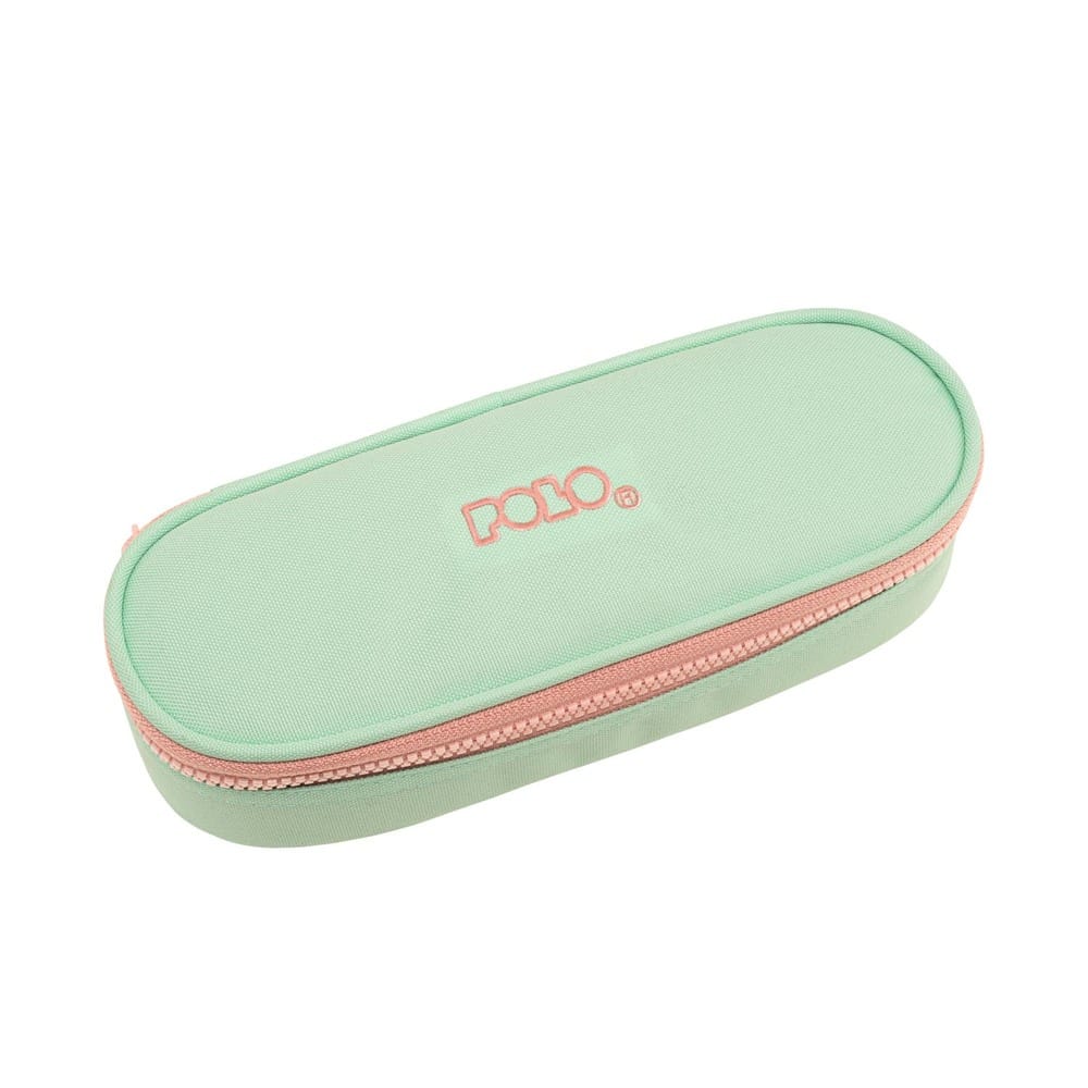 polo-pencil-case-box937003-7059-beraman-me-roz-fermouar23908 Polo Pencil Case Box(937003-7059) Βεραμάν με Ροζ Φερμουάρ - Image 1
