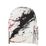 Polo Σακίδιο Original Scarf Craft  Λευκό με Μαύρες & Κόκκινες Πινελιές  (2024)