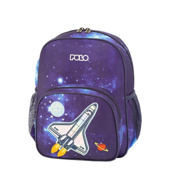 Polo Σχολική Τσάντα Πλάτης Νηπιαγωγείου Junior Frenzi Space