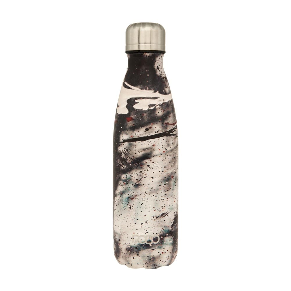 polo-thermos-stainless-steel-050l-mauro-leyko20837 Polo Θερμός Stainless Steel 0,50L Μαύρο - Λευκό (2024) - Image 1