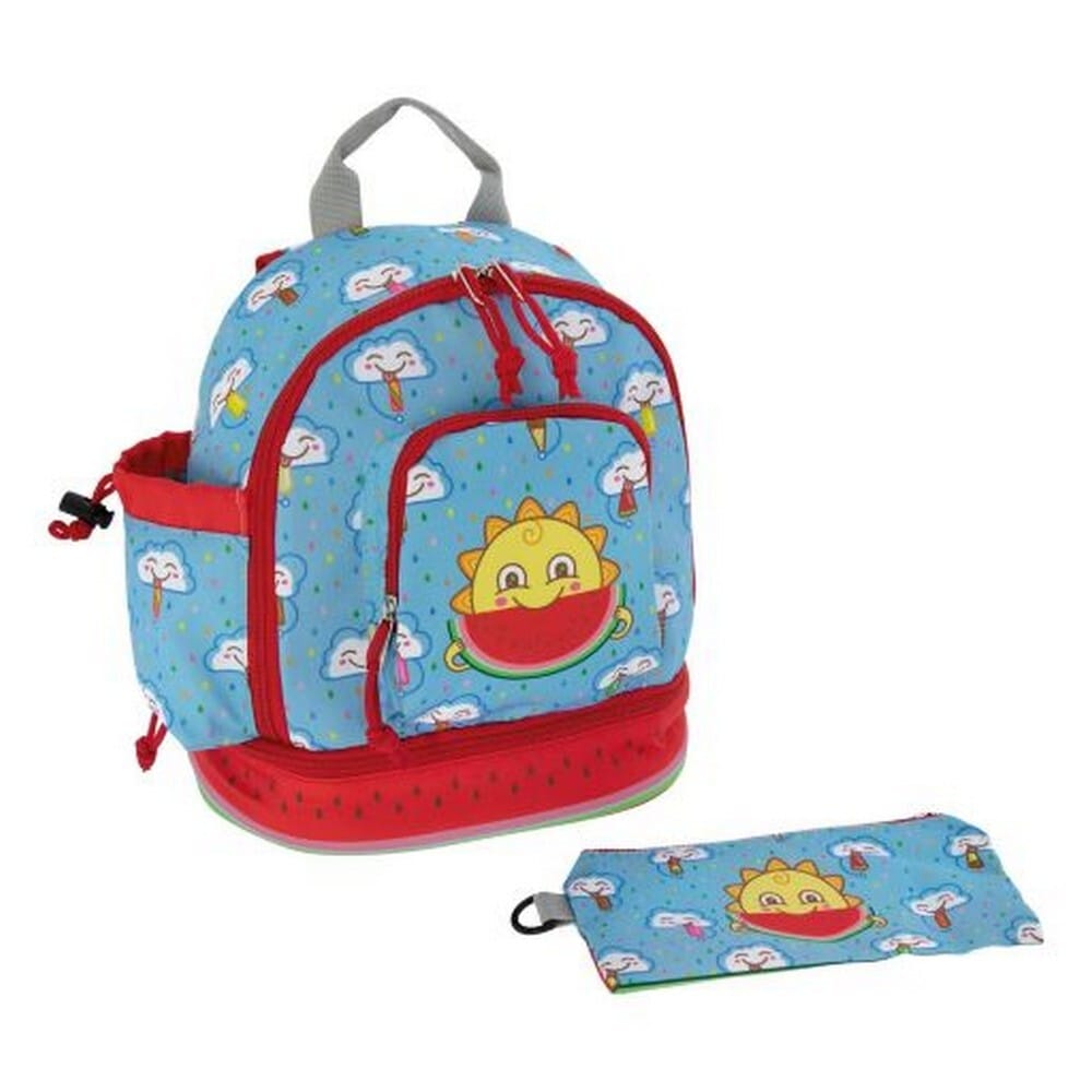 polobackpacksmallm1laken8218 Polo Laken Μ1 Τσαντάκι φαγητού – Σακίδιο Πλάτης +Δώρο Κασετινάκι (801013-F) - Image 1