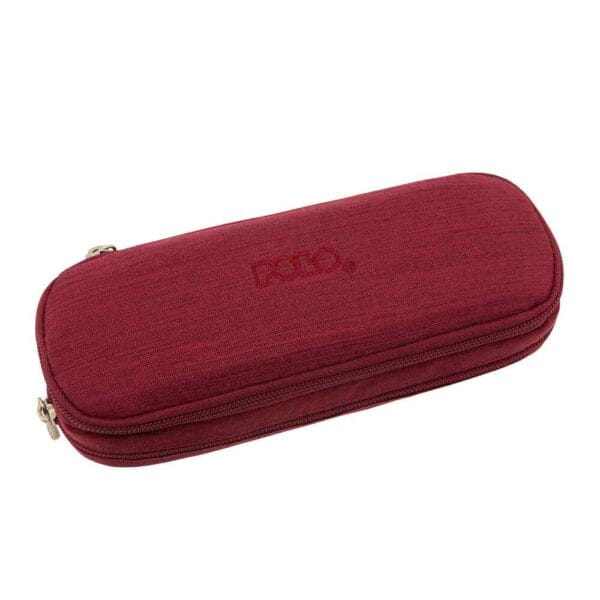 Polo Pencil Case Duo Box (937004-4200) Βυσσινί