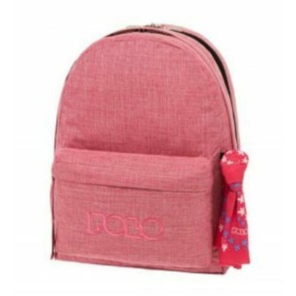 Polo Original Double Scarf Σακίδιο Έντονο Ροζ Τζην 2022 (901235-4000)