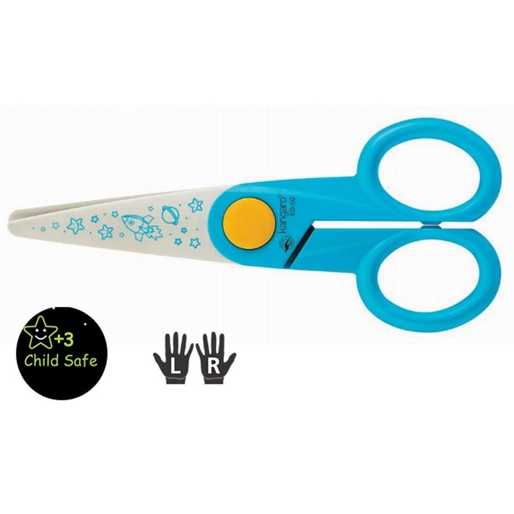 psalidiakangarokd505scholikomeschedia6721 Ψαλίδι Kangaro KD-50 5" 13cm Με σχέδια - Image 1