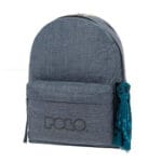 Polo Original Double Scarf Σακίδιο Μπλε Τζην (2022)