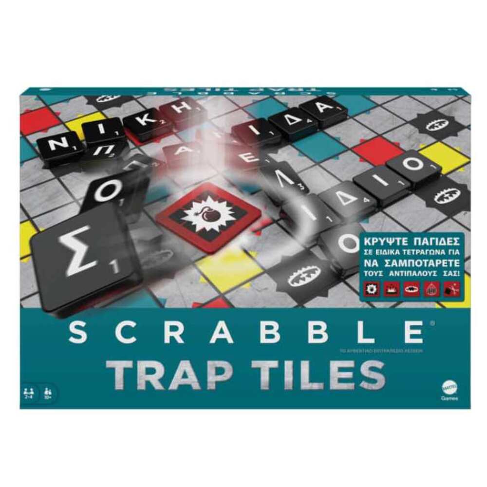 scrabletraptiles8875 Eπιτραπέζιο Scrabble Trap Tiles (HLM18) - Image 1