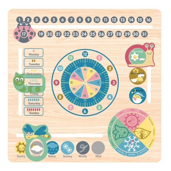 Skag Ξύλινο Ημερολόγιο Ρολόι 299657