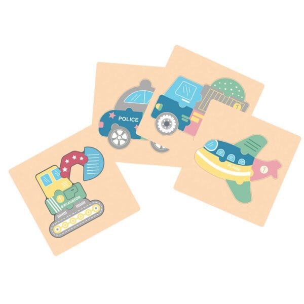 Skag Ξύλινο Πάζλ Οχήματα 299664