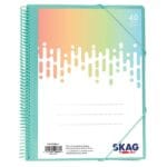 Skag Σούπλ Σπιράλ Α4  30 Θήκες με Λάστιχο Παστέλ (Διάφορα Χρώματα) - Image 3