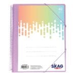 Skag Σούπλ Σπιράλ Α4  30 Θήκες με Λάστιχο Παστέλ (Διάφορα Χρώματα) - Image 5