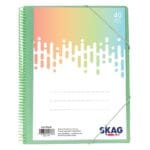 Skag Σούπλ Σπιράλ Α4  30 Θήκες με Λάστιχο Παστέλ (Διάφορα Χρώματα) - Image 7